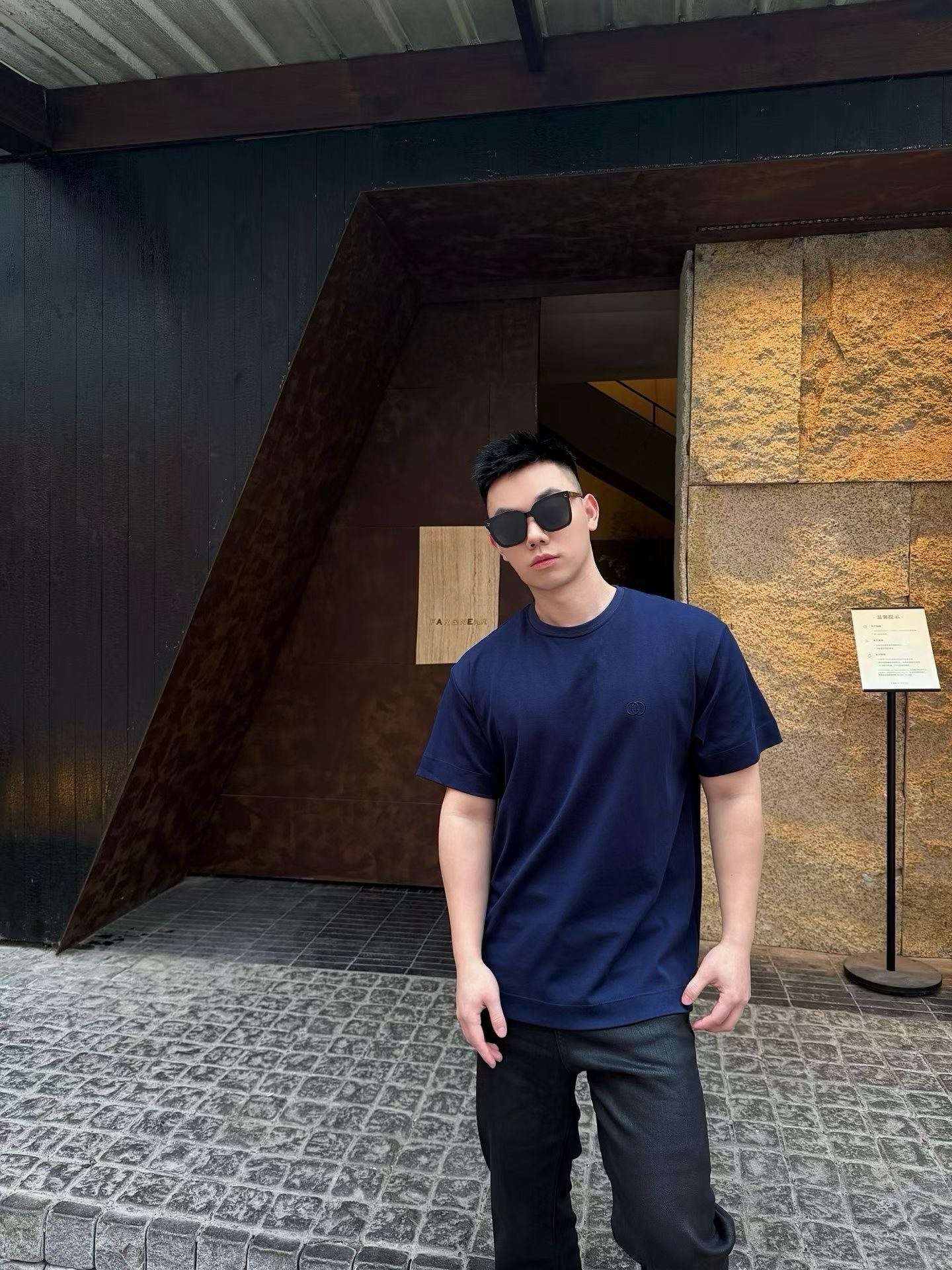T-shirt Gucci Bleu