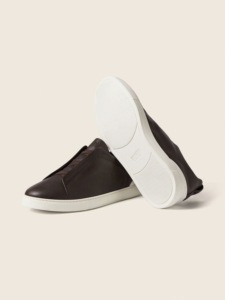 Sneakers Zegna Brun #3