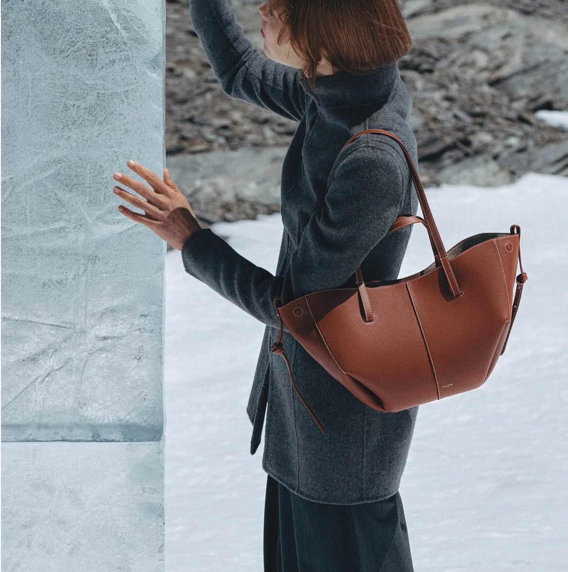 SAC POLÈNE CYME MINI BORDEAUX #2