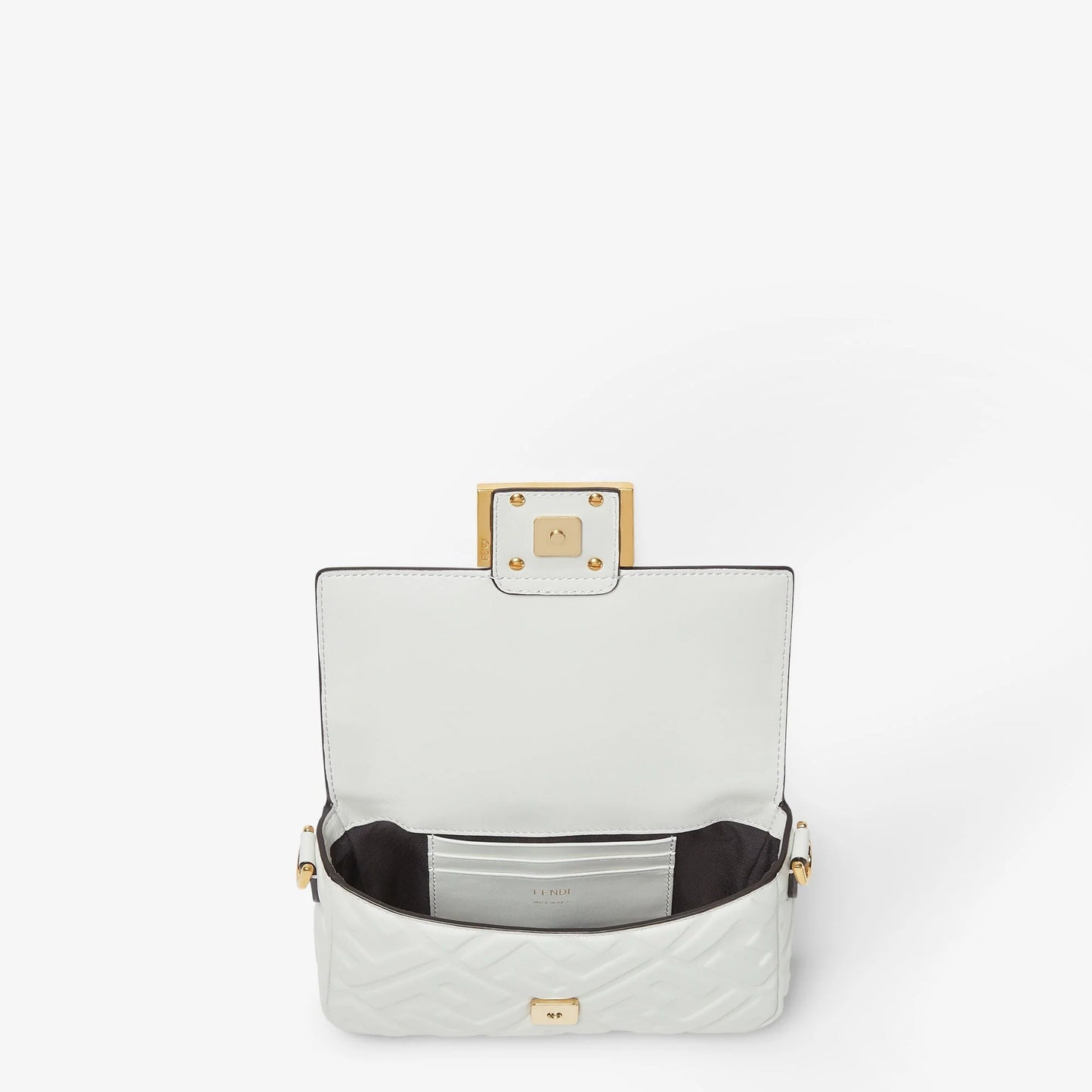 SAC FENDI BAGUETTE MINI CUIR BLANC #11