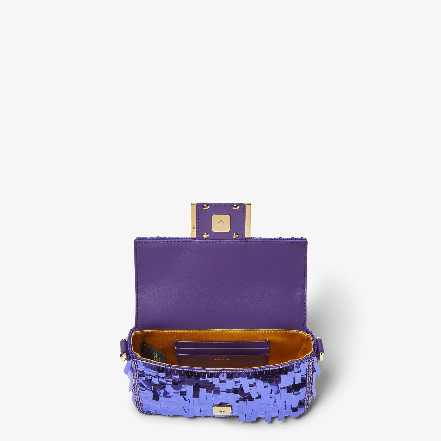 SAC FENDI BAGUETTE MINI TISSU VIOLET #6