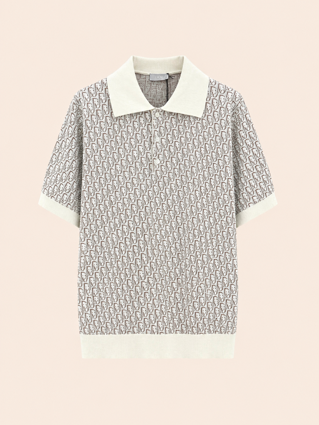 Polo Dior Motif Beige