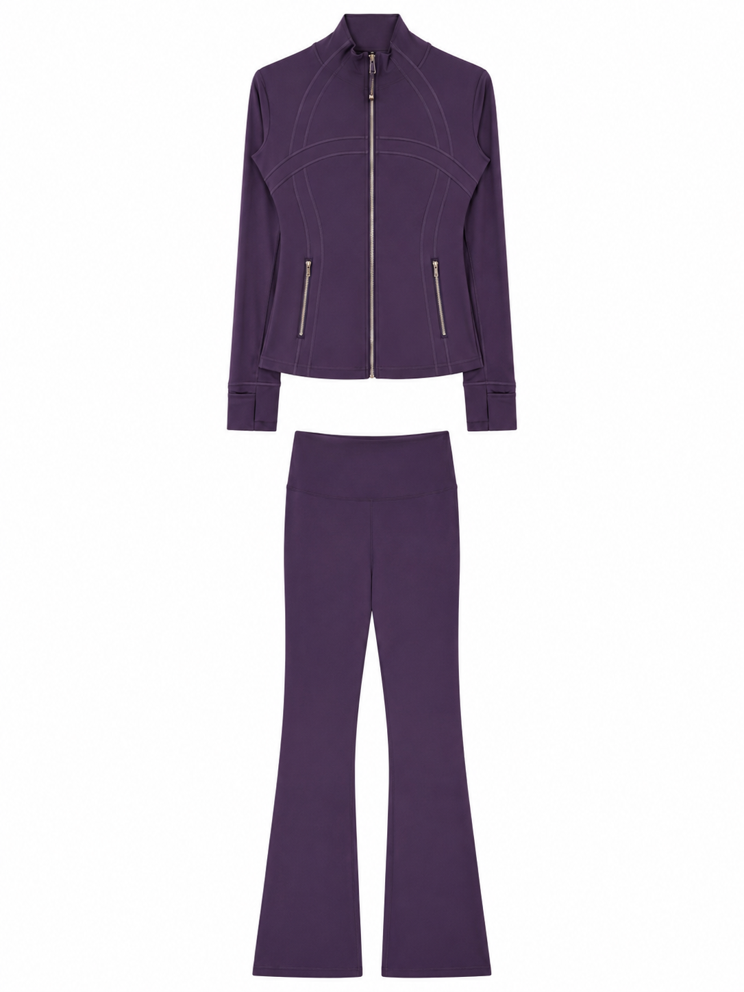 Ensemble Violet Tirette Doré