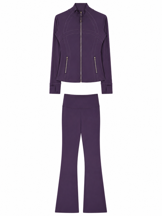 Ensemble Violet Tirette Doré