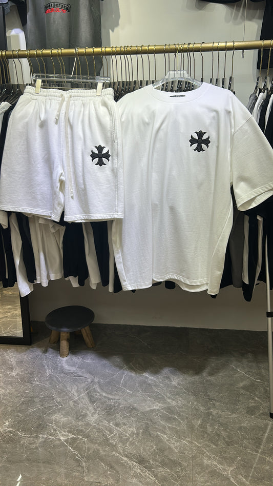 Ensemble Chrome Hearts Blanc #1