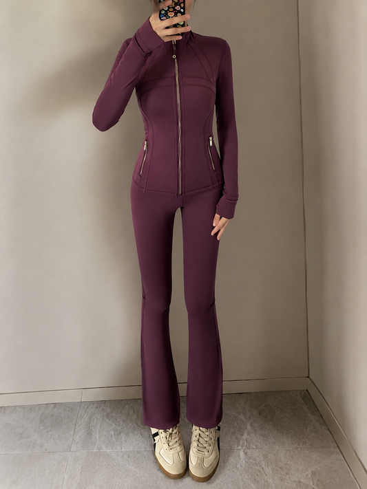 Ensemble Rouge Bordeaux Tirette Doré
