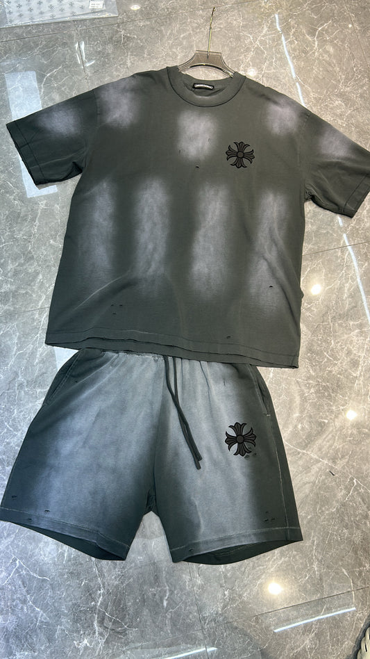 Ensemble Chrome Hearts Gris #2