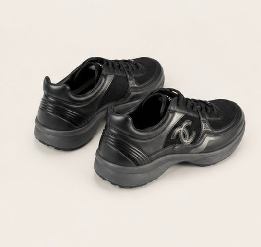 Sneakers Chanel Full Black Miroir