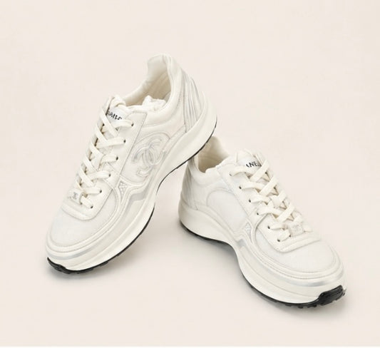 Sneakers Chanel Full White Miroir