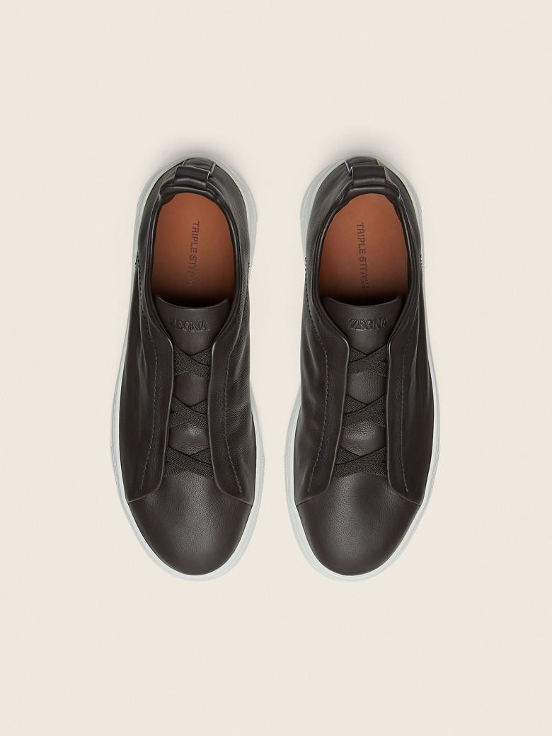 Sneakers Zegna Noir/Blanc #4