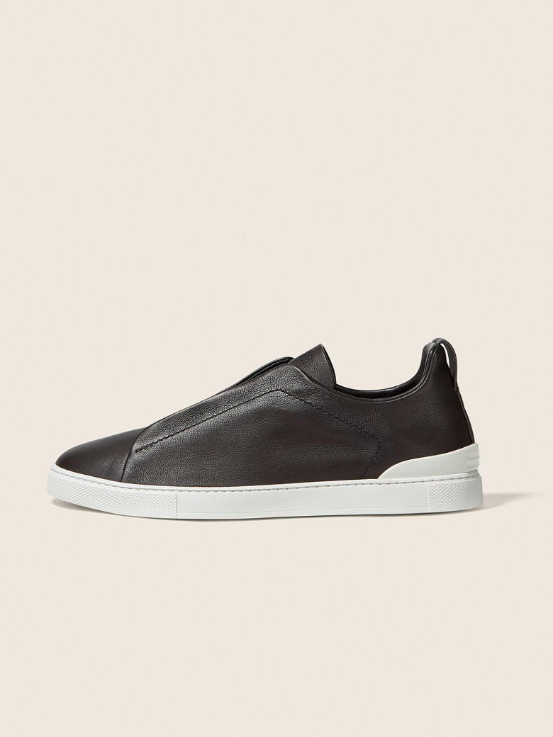 Sneakers Zegna Noir/Blanc #4