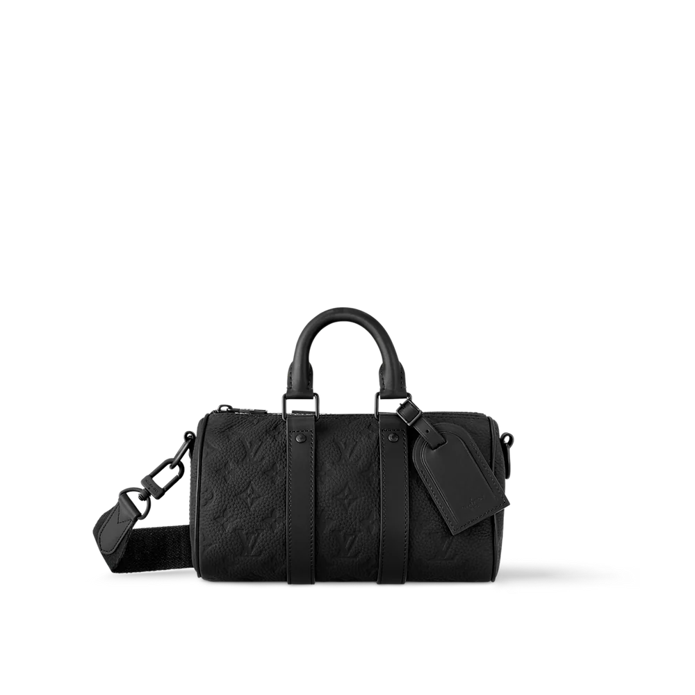 SACOCHE LV KEEPALL BANDOULIÈRE 25 NOIR CUIR #19