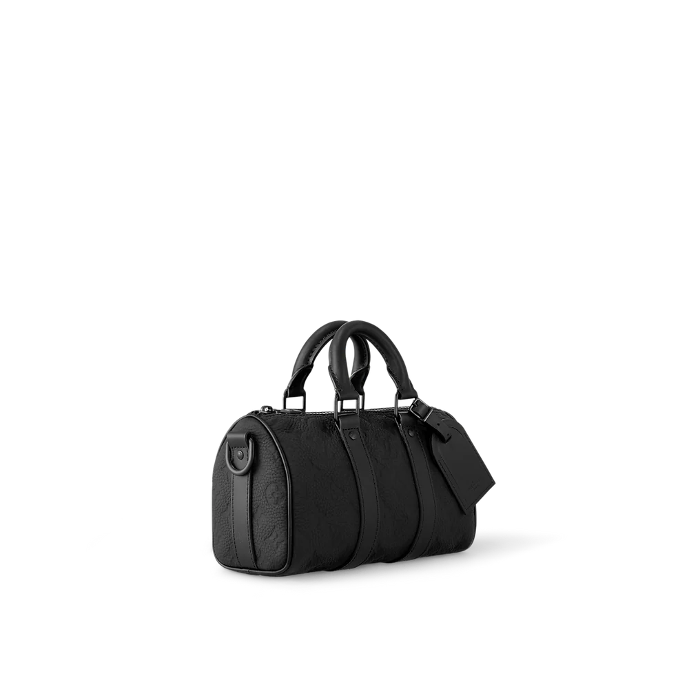 SACOCHE LV KEEPALL BANDOULIÈRE 25 NOIR CUIR #19