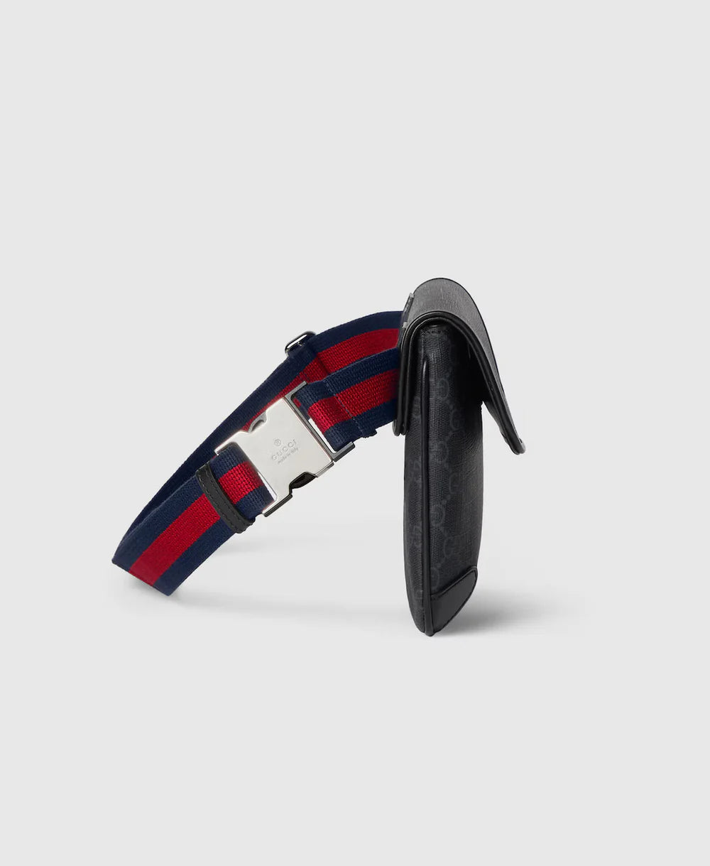 SACOCHE GUCCI CEINTURE GG BLACK PETIT #14