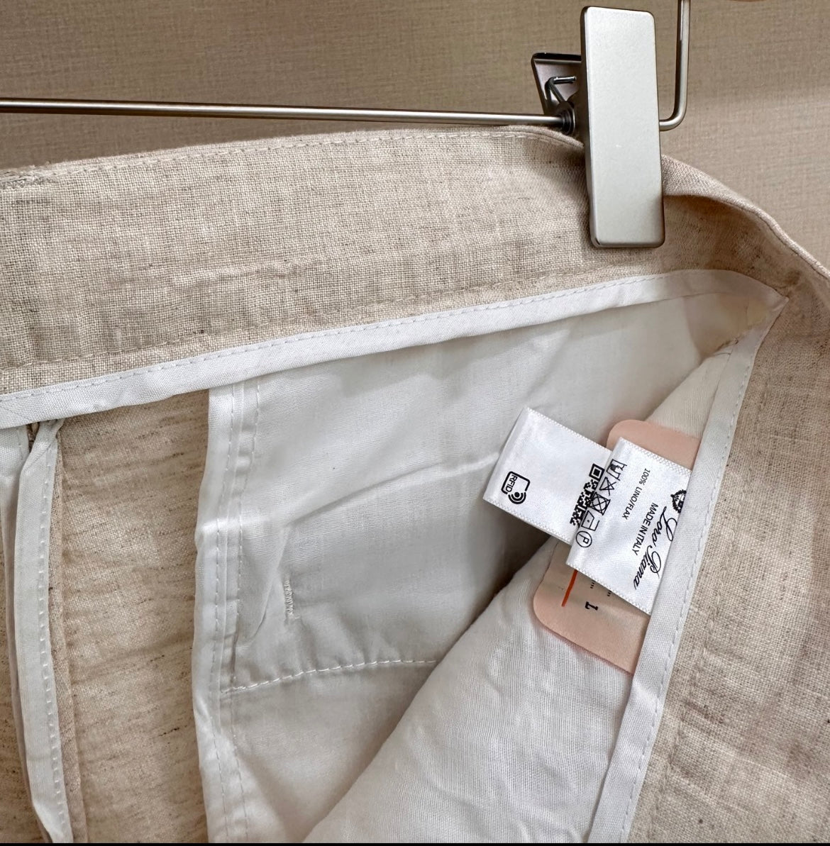 Short Fluide Blanc Cassé #3