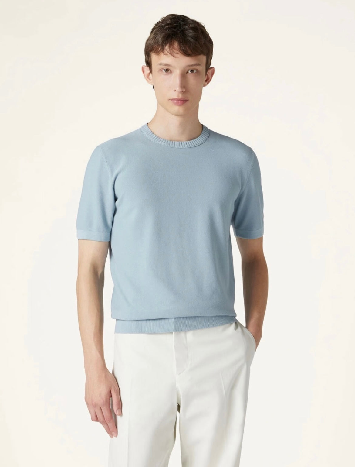 T-shirt Bleu Ciel #8