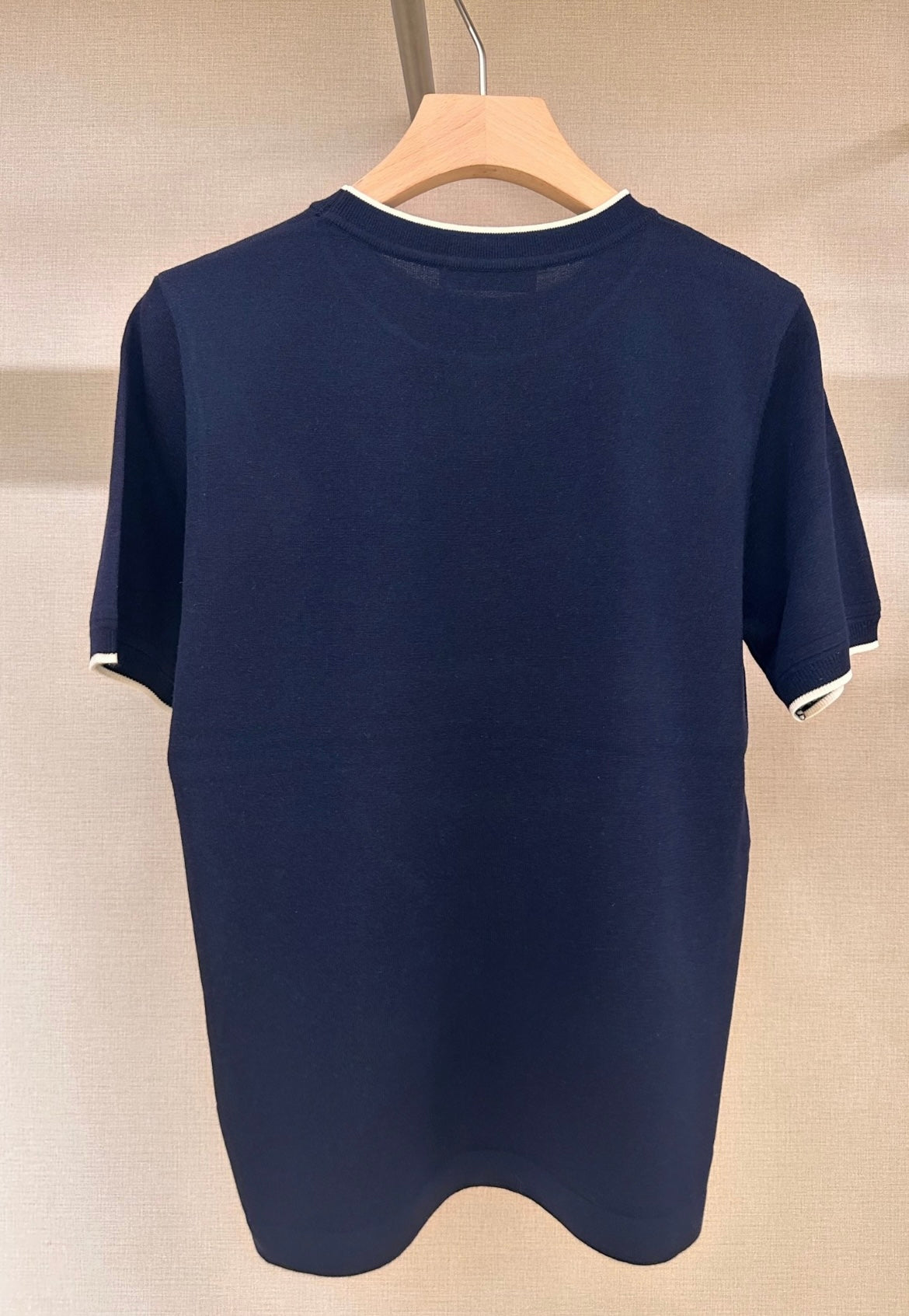 T-shirt Bleu Trait Blanc #7