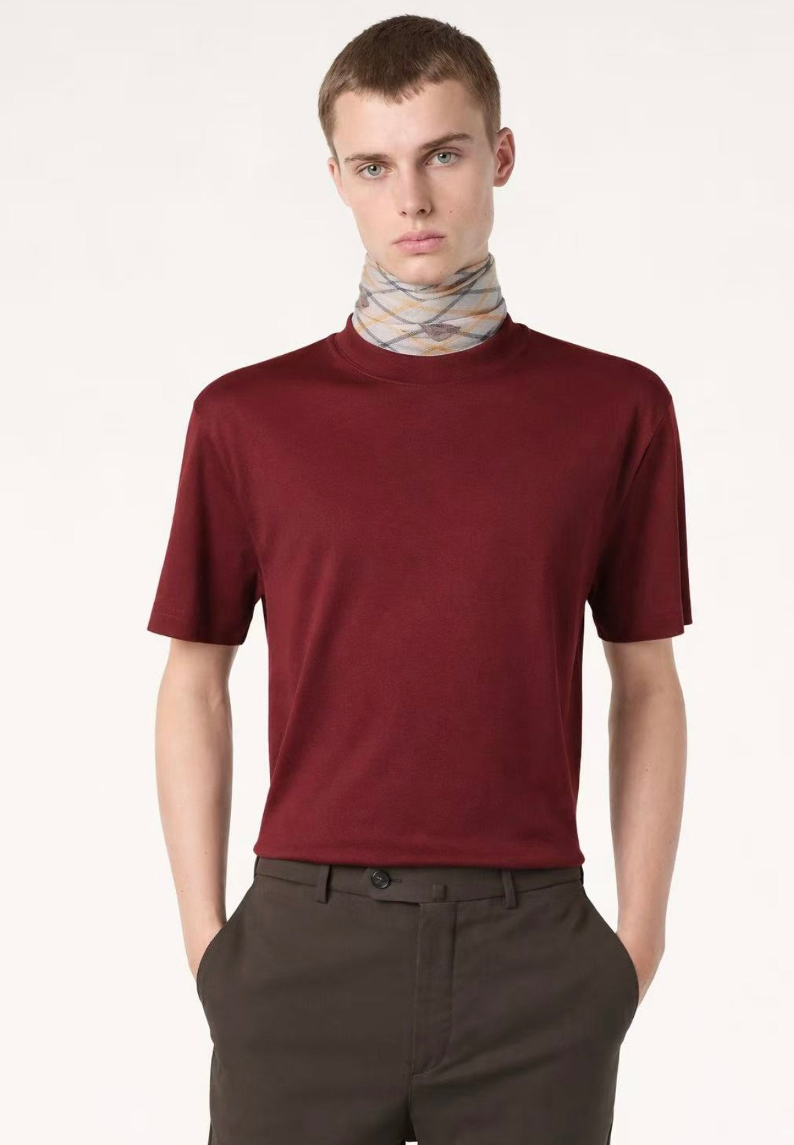 T-shirt Rouge Bordeaux #4