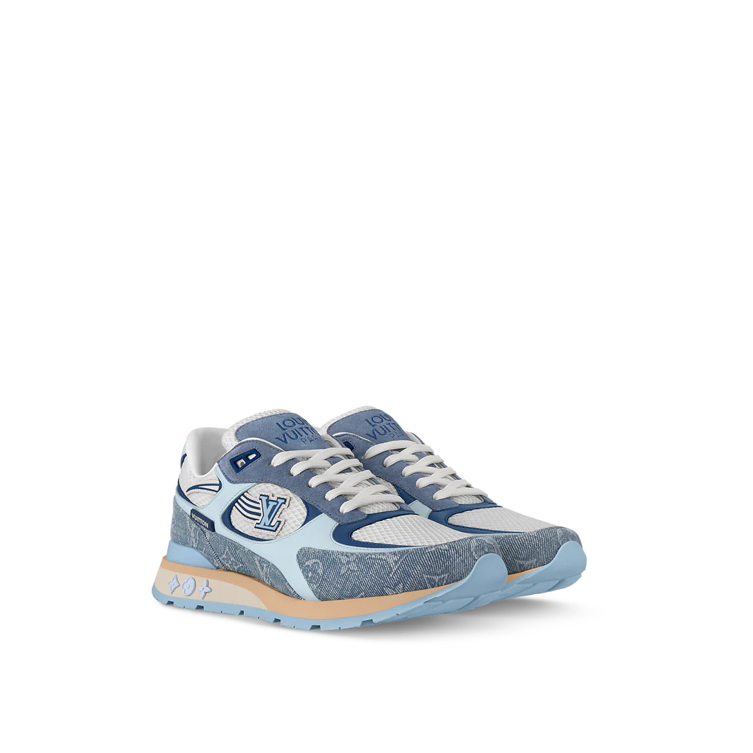Sneakers LV Run Away Bleu