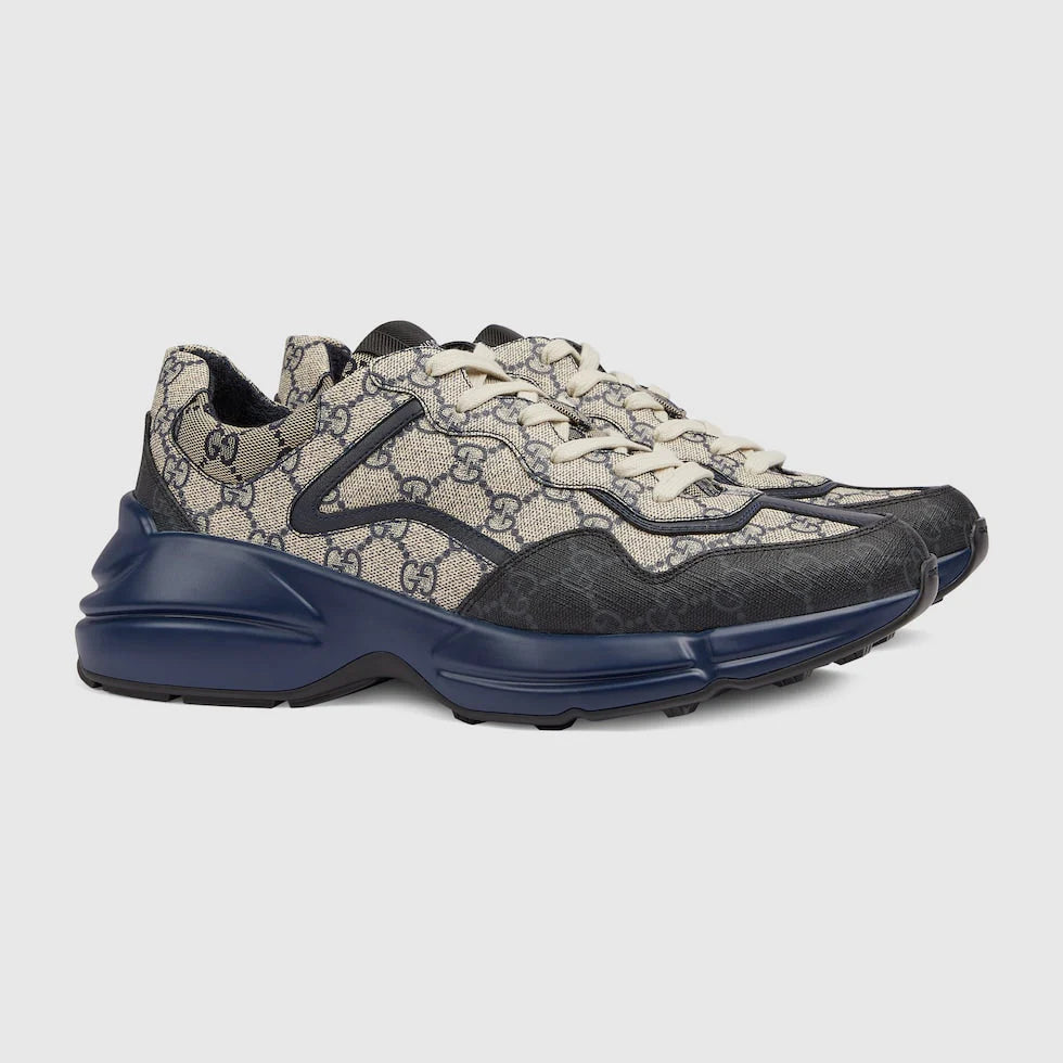 Gucci Rhyton GG Gris Marine