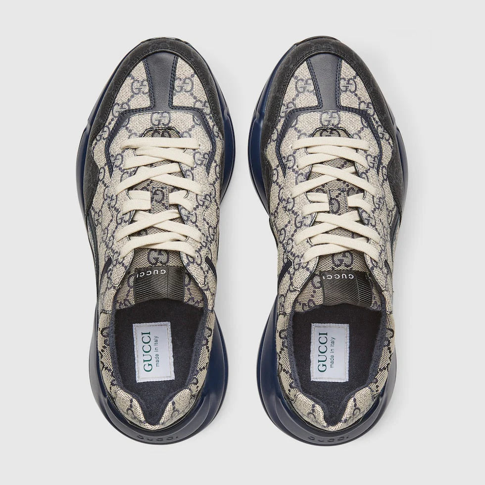 Gucci Rhyton GG Gris Marine