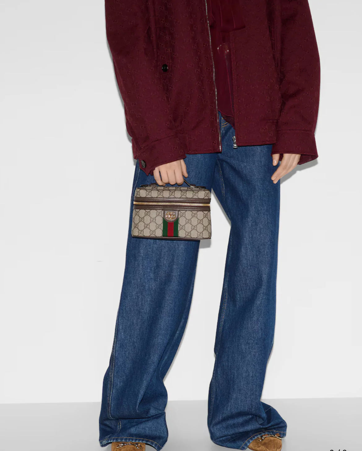 SAC GUCCI VANITY OPHIDIA GG BEIGE #10