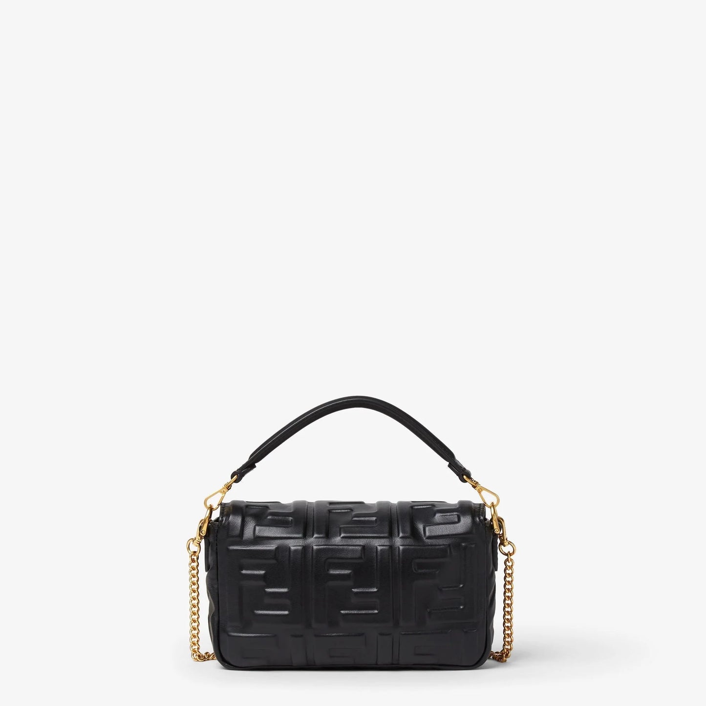 SAC FENDI BAGUETTE MINI CUIR NOIR #10