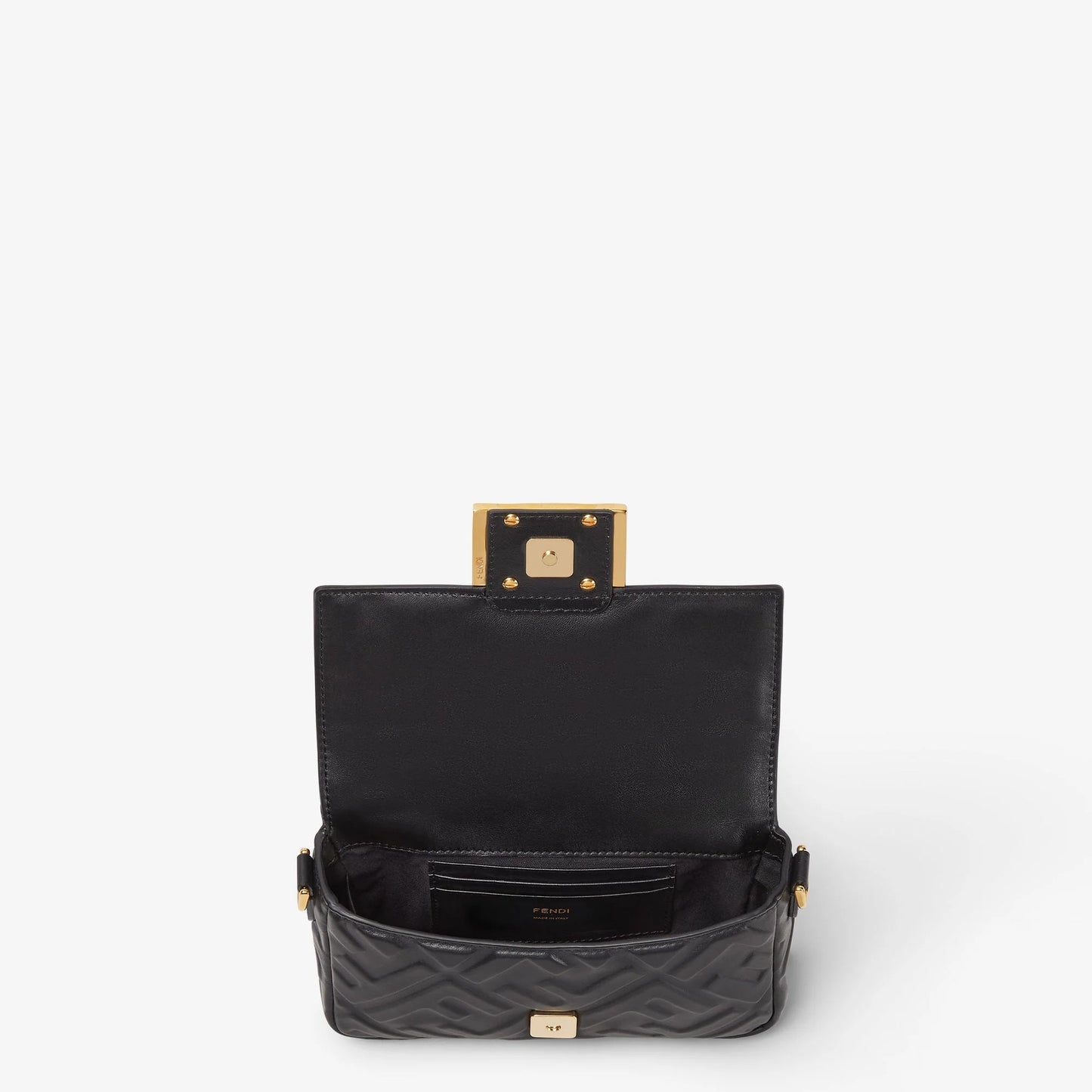 SAC FENDI BAGUETTE MINI CUIR NOIR #10