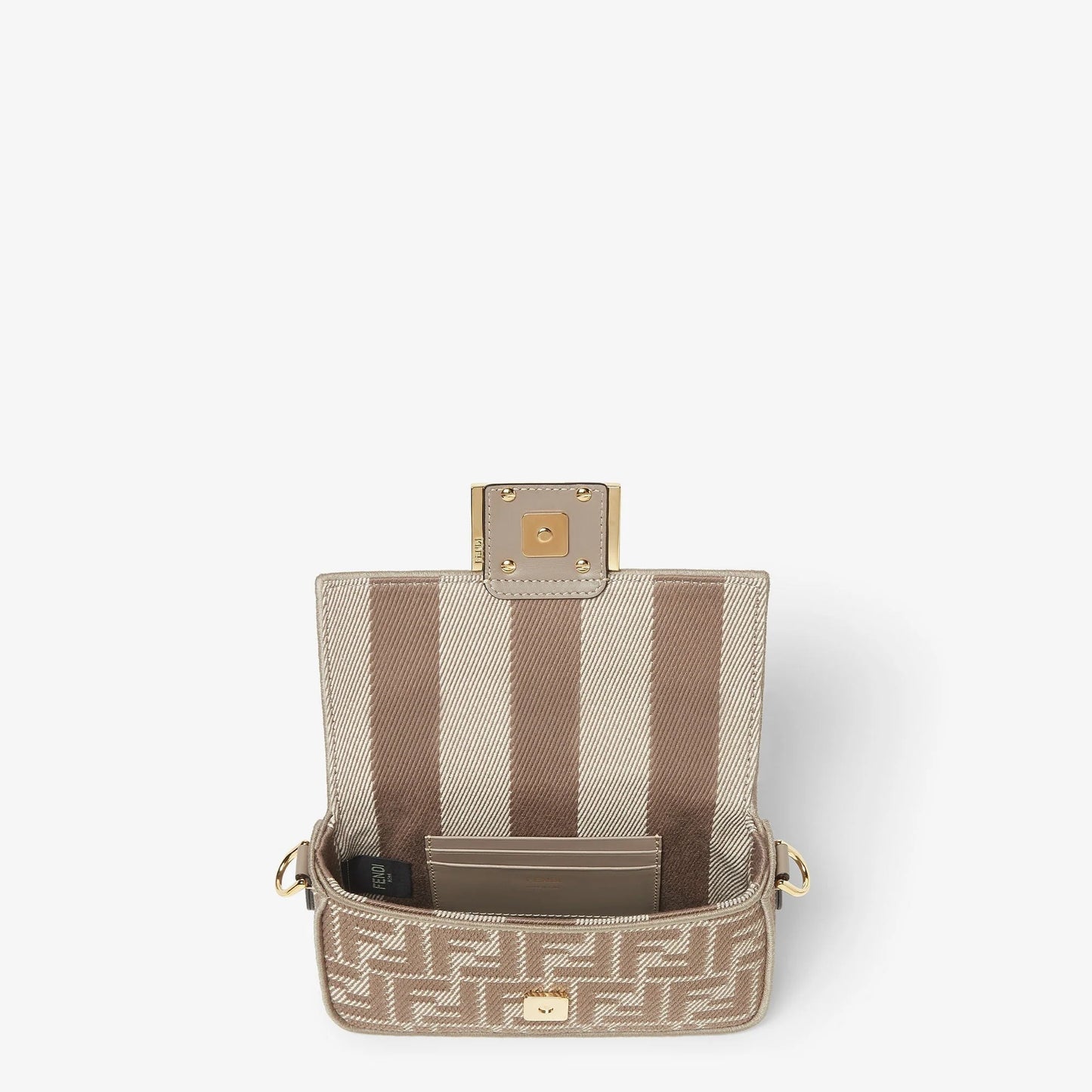 SAC FENDI BAGUETTE MINI TISSU BEIGE #5