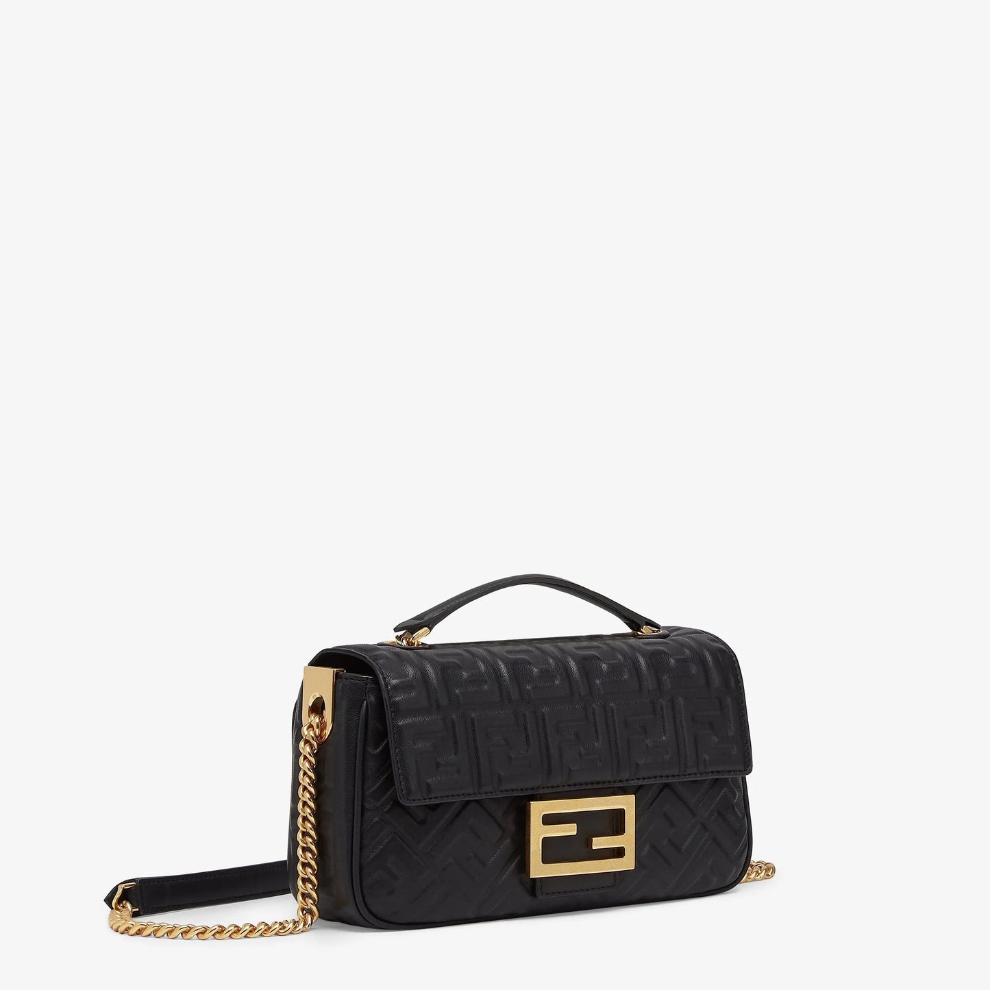 SAC FENDI BAGUETTE MINI CUIR NOIR #2
