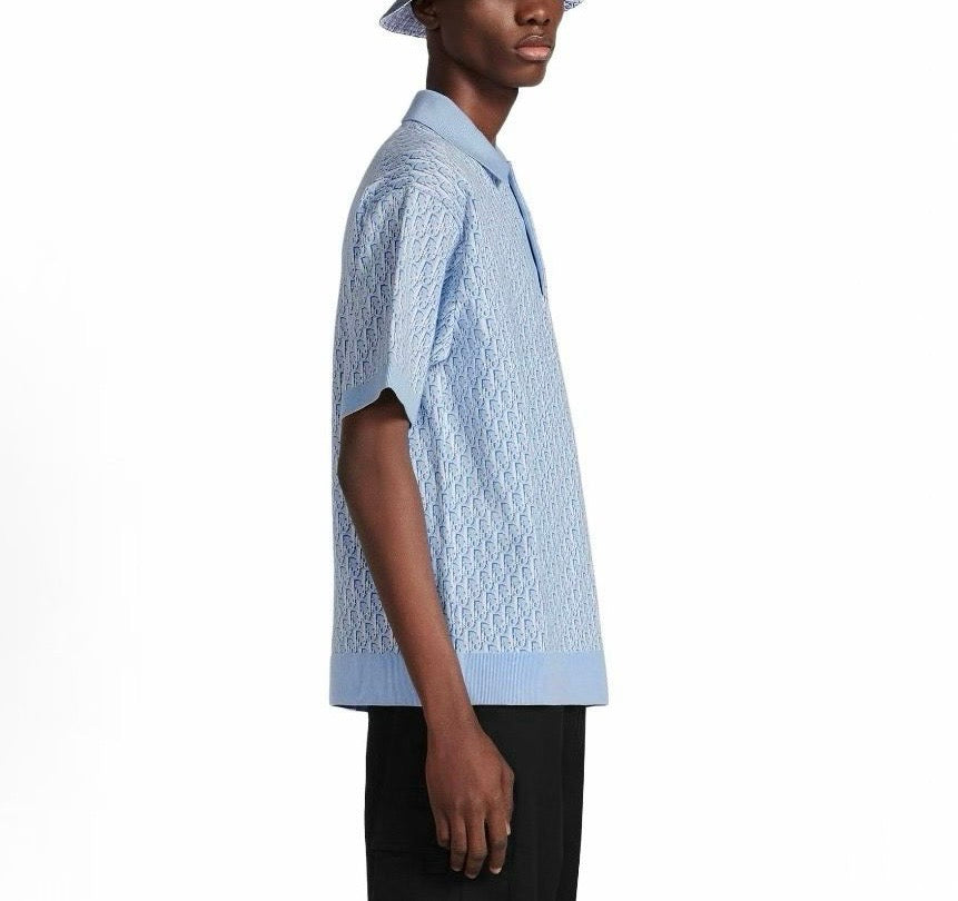 Polo Dior Motif Bleu Ciel